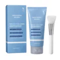 Kupferpeptid Kollagen Schlafmaske mit Pinsel, feuchtigkeitsspendende Gesichtspflege Set. - 75g Mit Bürste
