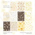Vintage floral tracing paper sheets for scrapbooking Orange Blossom Letter series 20pcs - 20 Sheets / Sweet Orange Message