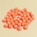 Cuentas sueltas de arcilla polimérica naranja de 8mm para joyería DIY de pulseras - 8mm (1800 Piezas) / Naranja