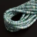 Cuentas Heishi de arcilla polimérica de 6mm azul y verde para joyería DIY - Azul Verde Mixto
