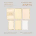 Carta artigianale elegante con pizzo traforato per scrapbooking e decorazione diari - 10 Pezzi/Confezione / Linguaggio del Cuore a Luce Soffusa