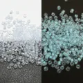 Gedetailleerd overzicht van 3mm lichtgevende acrylkralen die oplichten voor DIY-sieraden - 3mm / Witte Kern Blauw Licht (NO.2)