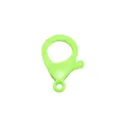 Cierre de mosquetón de plástico verde lima de 30 mm para llaveros y joyería DIY - 30mm / Verde