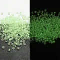 3 mm lichtgevende acryl rocailles met glow-in-the-dark effect voor DIY - 3mm / Lichtgroene Kern Licht (NO.6)