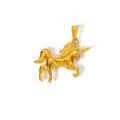 Elegant 18k gold plated stainless steel unicorn pendant for DIY necklace accessories - Running Unicorn Style (MT04) / Gold