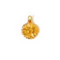 Eleganter 18K vergoldeter Edelstahl-Sonnenblumen-Anhänger in glänzendem Goldfinish - Sonnenblume (YD17) - Gold