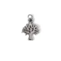 Ciondolo albero della vita in acciaio inossidabile finitura argento per gioielli fai da te - Albero della Vita (YD16) - Acciaio