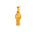 Pendente maschera faraone egiziano in acciaio inossidabile dorato per gioielli hip-hop - Pharaoh Sarcophagus (FG05) / Oro