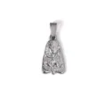 Pendente vintage a testa di faraone egizio in acciaio inossidabile argento - Testa del Faraone (FG03) / Colore acciaio
