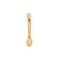 Gold stainless steel spoon pendant for DIY necklace jewelry making - 勺子-金色