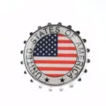 Abrebotellas magnético para nevera con bandera de EE. UU. regalo decorativo creativo - Estados Unidos