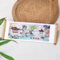 Traditionele Chinese scroll koelkastmagneet met Suzhou Garden landschapsschildering. - Suzhou Tuin