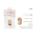 Decorative beech wood stamp with rabbit design for forest style journal and craft projects - Rabbit / 15x15x24mm