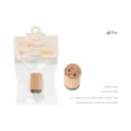 Minimalist beech wood meteor stamp for journal decoration, Small Forest series single pack - Shooting Star / 15x15x24mm