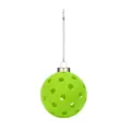 Ornamento appeso per albero di Natale pickleball verde ciondolo sportivo divertente regalo - Verde