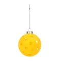 Bellissimo Ornamento per Albero di Natale Pickleball Giallo Pendente Sospeso Regalo - Giallo