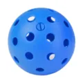 LED glowing pickleball with 40 holes, durable plastic indoor and outdoor night sports ball. - 40 Holes / Blue