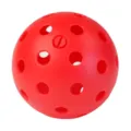 Red 40-hole pickleball for indoor and outdoor sports training, durable plastic ball. - 40 Holes / Red