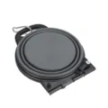 Collapsible silicone pet dog bowl portable travel folding cat food container grey color - Gray