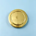 Elegante gouden opvouwbare tashandvat voor tafelrand, compacte tassenhanger voor bureau. - Effen Zilver / Goud