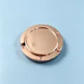 Draagbare opvouwbare handtashanger in roségoud voor tafels met metalen afwerking - Effen Zilver / Roségoud