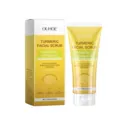 Scrub viso alla curcuma OUHOE con vitamina C, esfoliante delicato per una pelle pulita. - 100.00g