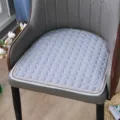 Coussin de chaise fer à cheval rembourré antidérapant bureau salle à manger gris déco - Quantité à commander par chaise / Gris