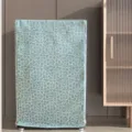 Aqua blue safe dust cover, premium chenille jacquard fabric protective cover variant. - 42*39*80 / High-Precision Jacquard Water Blue