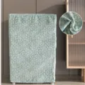 Chenille Safe Dust Cover Blue White Jacquard Fabric Protective Safe Box Cover Custom Size - 42*39*80 / High-Precision Jacquard Blue & White