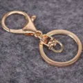 Goldenes Metall-Karabinerverschluss-Schlüsselanhänger-Set für DIY-Schmuckzubehör - KC金8字扣款 / KC Gold