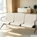 Gesteppter wartezimmer stuhlbezug verdickt, 3er set sitzbezug fur arztpraxis bank. - 50x85cm (1 Stück) / Yi Lu You Ni Beige