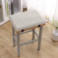 Winter thick plush stool cushion soft warm seat pad for chair home classroom comfort. - 35CM*25CM / Sherpa Fleece Beige