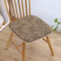 Cuscino per sedia in memory foam con stampa botanica vintage, antiscivolo e lavabile. - 45x45x3.5cm / Caffè fico