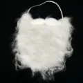 Barba bianca di Babbo Natale con baffi ed elastico per costumi e feste natalizie - 10克胡子(约16*22)