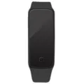 Sleek all-black LED digital sport smart band featuring a durable silicone strap - Gray