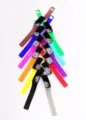 Group of vibrant multi-colored LED digital sports bracelets in silicone straps - Mixed Colors