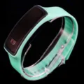 Stijlvol mintgroen siliconen LED digitaal sport elektronisch horloge voor kinderen - Muntgroen
