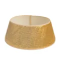 Collar de árbol de Navidad con lentejuelas doradas para decoración festiva. - S / Dorado