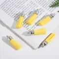 Bright yellow faux suede tassels with silver caps for DIY jewelry making accessories - Yellow