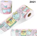 Detail view of 10m roll pink back-to-school themed bulletin board border stickers - Pink Stationery Style (ZH21) / 10m/Roll