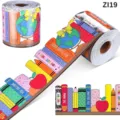 Colorful book and globe themed bulletin board border stickers for classroom decoration - Educational Theme (ZI19) / 10m/Roll