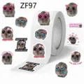 Funny hamster meme sticker roll with humorous English text for creative DIY decoration - Funny Hamster (ZF97) / 500 Stickers/Roll