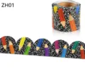 Detail of 10m roll cartoon pencil bulletin board border stickers for classroom decor - Colored Pencil Pattern (ZH01) / 10m/Roll