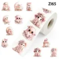 Süße rosa Coquette Gespenst Aufkleber für Geschenkverpackungen und DIY-Scrapbooking - Rosa Niedlicher Geist (ZI65) / 200 Patches