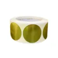 500pcs roll of gold circular adhesive decorative marking sticker labels for DIY crafts - 500 Pieces/Pack (2.5cm) / Gold (N214)
