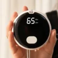 Runder intelligenter digitaler Timer mit LED-Anzeige für Küche und Studium - Weiß