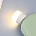 Tragbare USB LED Nachttischlampe Mini Schreibtischlampe für Schlafsaal und Zimmer - H2101 warmweißes Licht