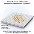 Intelligentes KI Gomoku elektronisches Brettspiel, interaktives Lernspielzeug mit Soundeffekten. - 219*219 mm / Smartes Gomoku-Spiel
