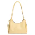 Elegante minimalistische gelbe Umhängetasche aus weichem Leder für tägliches Pendeln und Freizeit - Gelbe Tasche
