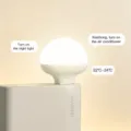 Luz nocturna inteligente con control de voz para aire acondicionado y lampara USB de noche - Blanco